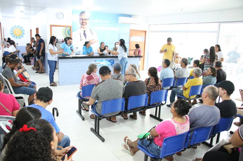 notícia: Policlínica do Jaderlândia segue avançando na redução da fila de espera com Mutirão Bora Dá-Lhe + Saúde