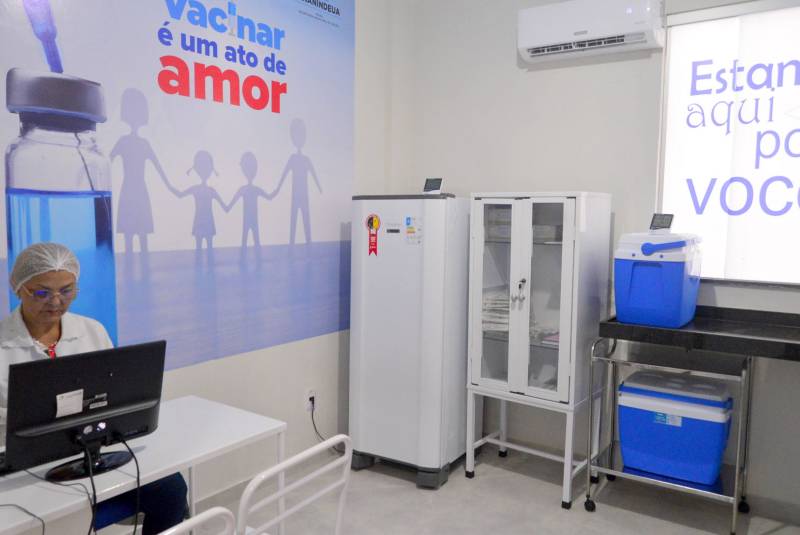 Sala de vacinação.