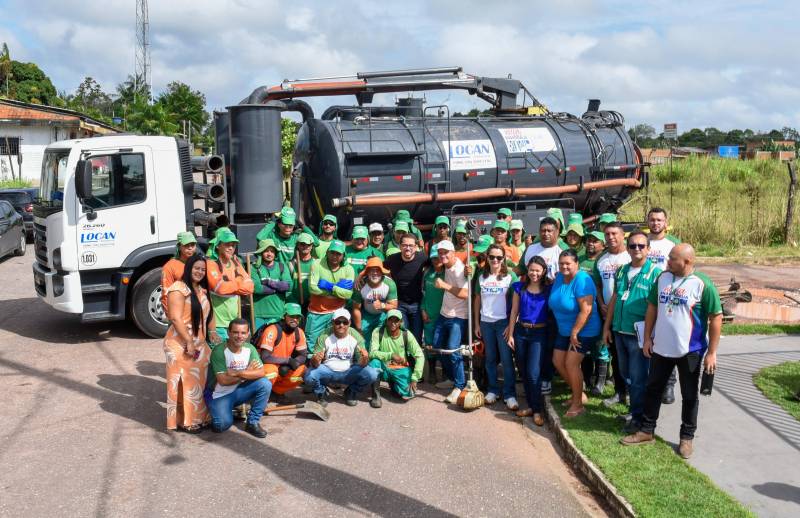 notícia: Prefeitura de Ananindeua realiza mutirão de limpeza na Comunidade do Warislândia, no Icuí