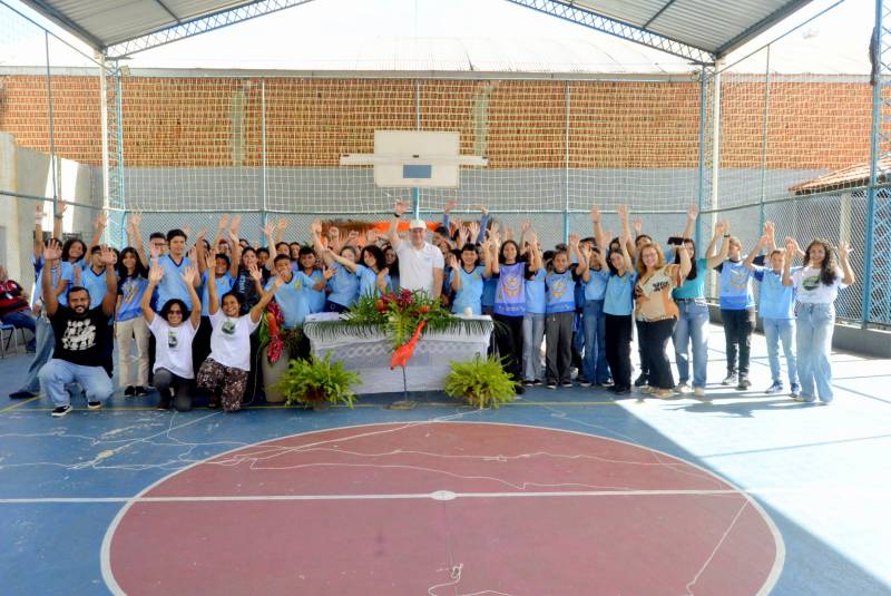 notícia: Secretaria Municipal do Meio Ambiente (SEMA) realiza o início dos ciclos de palestras em escolas de Ananindeua