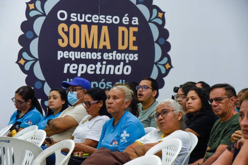 notícia: SEMCAT e SESAU realizam formação para mais de 700 agentes comunitários de saúde em Ananindeua