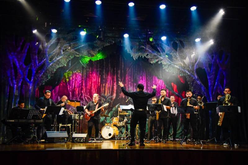 notícia: Açaí Big Band emociona público na celebração de aniversário de dois anos do Parque Cultural Vila Maguary