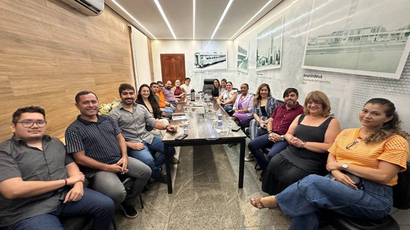notícia: Questões climáticas são debatidas em reunião no Gabinete da Prefeitura