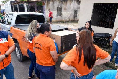 Galeria: Apoio da Defesa Civil na comunidade Novo Cristo no Icuí