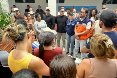 galeria: EMEF Santa Margarida, visita as famílias afetadas pelas chuvas