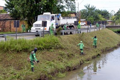 galeria: Trabalho de limpeza