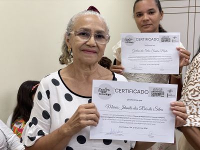 galeria: Entrega de certificados do curso Doces que Encantam