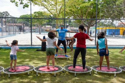 notícia: Projeto "Esporte nas Férias" promove lazer, inclusão e cidadania no Parque Zona Sul