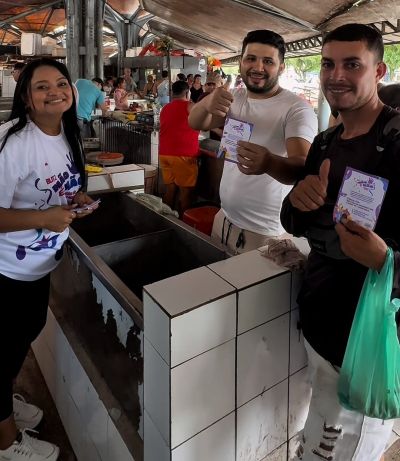 notícia: CMB Ananindeua leva às ruas a mensagem do “Não é Não”