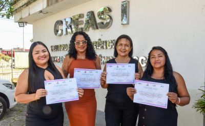 notícia: Curso de pintura e acabamento fortalece autonomia de mulheres em Ananindeua