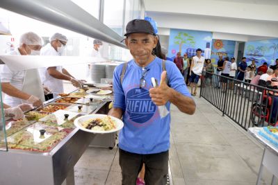 notícia: Restaurante Popular de Ananindeua celebra 1 ano de reinauguração com mais de 140 mil refeições servidas