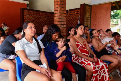 notícia: Semana do Bebê fortalece vínculos e leva orientação às famílias atendidas nos CRAS de Ananindeua