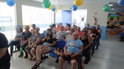 notícia: Junho Violeta promove conscientização e cuidados com a pessoa idosa na Clínica Saúde da Família Deus é Amor