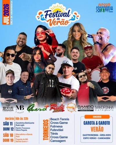 notícia: Ananindeua promove Festival de Verão com shows, competições esportivas e feira gastronômica na Orla